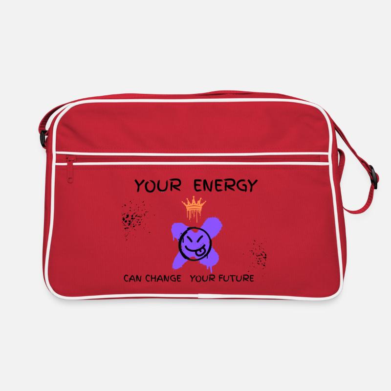 Crown Graffiti Purple  Sac Retro