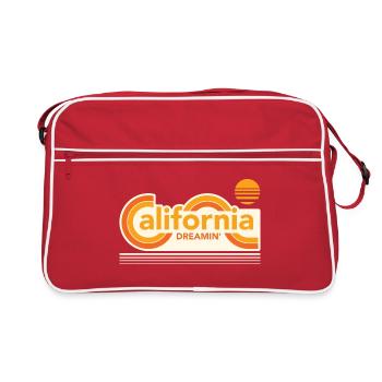 CALIFORNIA DREAMIN Tee Shirts - Retro Bag - red/white - Front