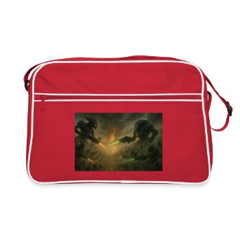 ALien était - Sac Retro - rouge/blanc - Devant