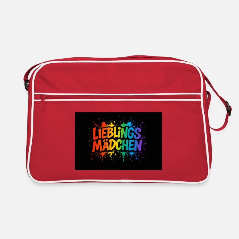 Fille préférée - Graffiti coloré avec giclée de peinture Sac Retro