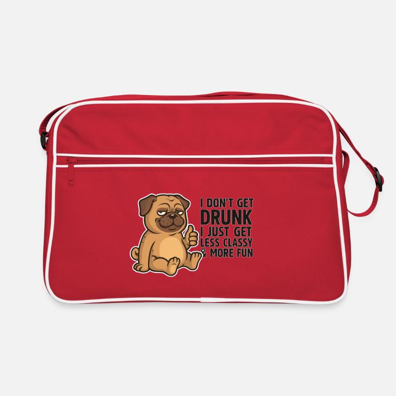 Chiot moins classe plus amusant Sac Retro