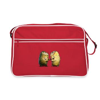 Cabbage Roll and Golubez - Twin Brothers - Retro Bag - red/white - Front