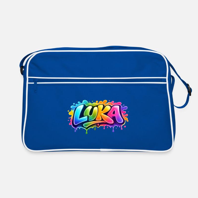 Graffiti LUKA Name Gift Ideal Printable Retro Bag