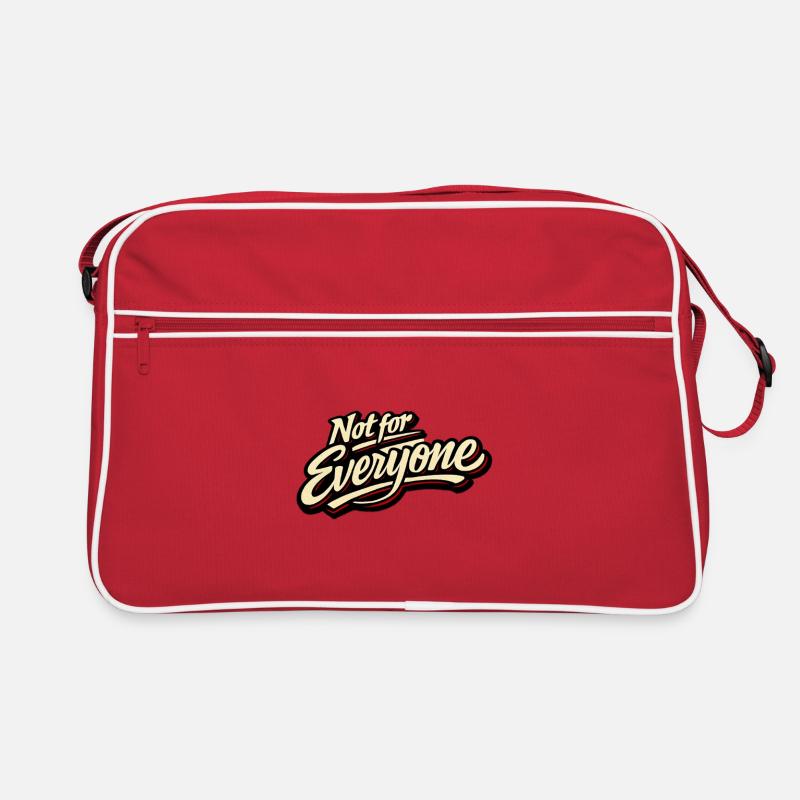 Not for Everyone Retro Script Tee Retro Tasche