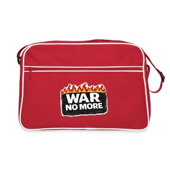 War No More – Sticker Peace & Humanity - Retro Bag - red/white - Front