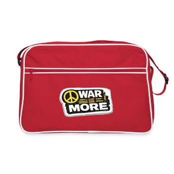 War No More – Sticker Peace & Humanity - Retro Bag - red/white - Front