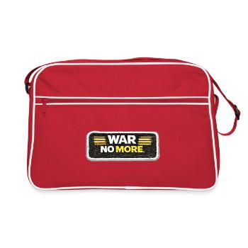 War No More – Sticker Peace & Humanity - Retro Bag - red/white - Front