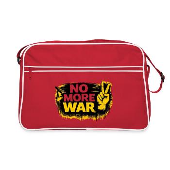 War No More – Sticker Peace & Humanity - Retro Bag - red/white - Front