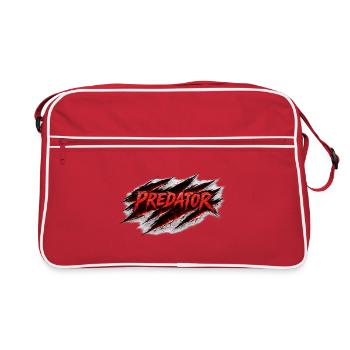 Predator Scratch Retro Style - Retro Bag - red/white - Front