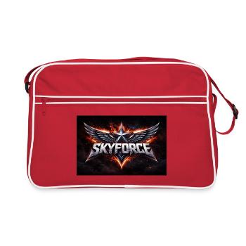 SKYFORCE - Retro Tasche - Rot/Weiß - Vorne