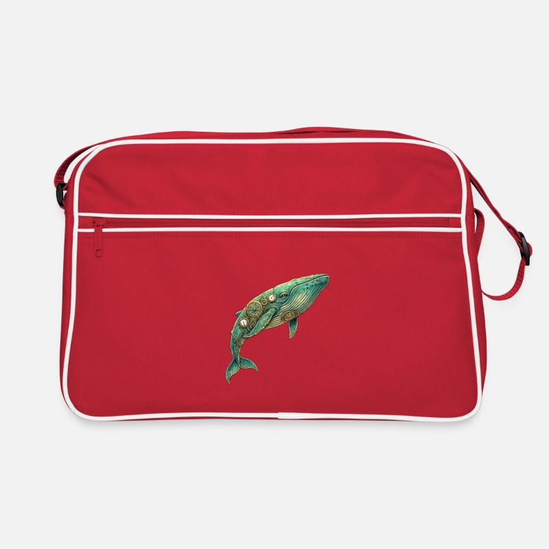 Steampunk Wal Retro Tasche