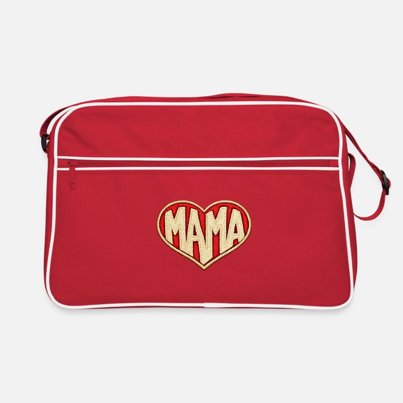 Mama Herz  Retro Tasche