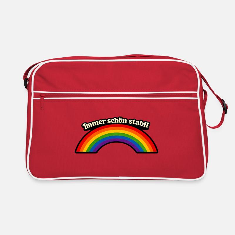 Always nice and stable x Rainbow Retro Bag