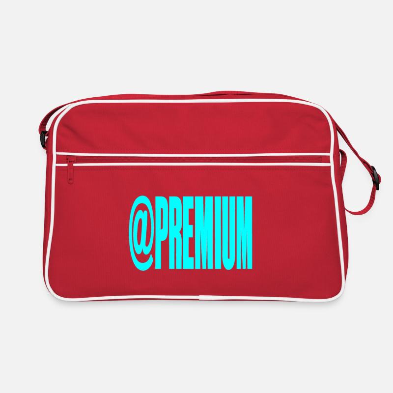 Logo texte néon @PREMIUM Sac Retro