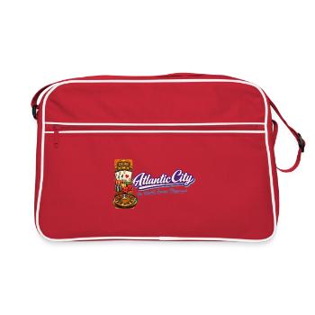Atlantic City Casino Retro Vintage Design - Sac Retro - rouge/blanc - Devant