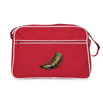 Bijoux en Corne d’Or - Sac Retro - rouge/blanc - Devant