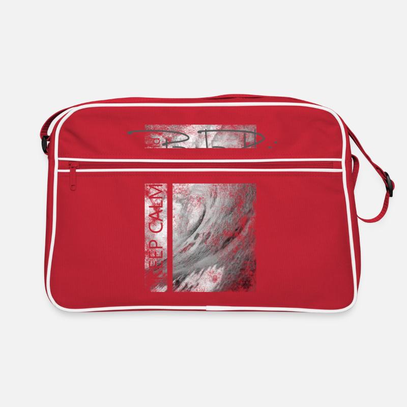 Keep Calm and Panta Rhei Retro Tasche