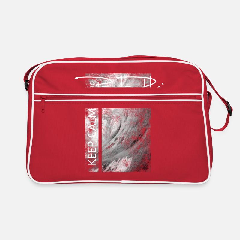 Keep Calm and Panta Rhei Retro Tasche