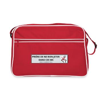 toilet - Retro Bag - red/white - Front
