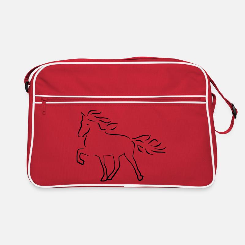 Islandpferd Retro Tasche