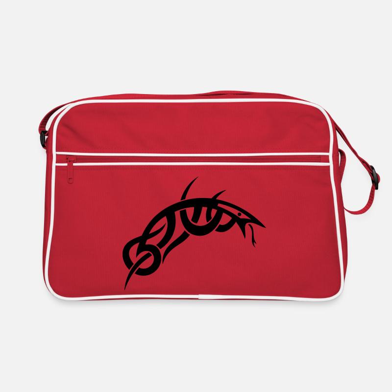Echse Lizard Gecko Retro Tasche