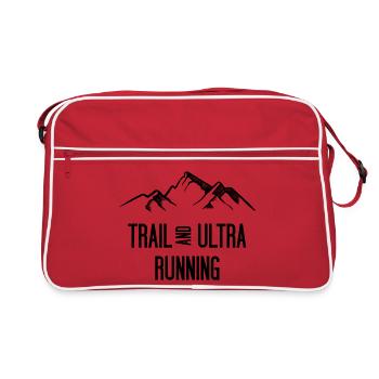 Trail Running et Ultra Running - Sac Retro - rouge/blanc - Devant