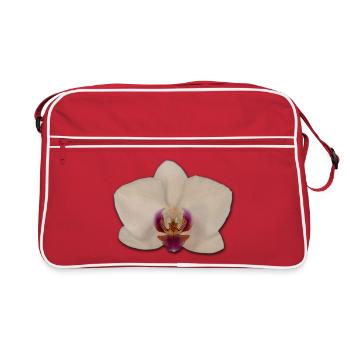Orchids - Retro Bag - red/white - Front