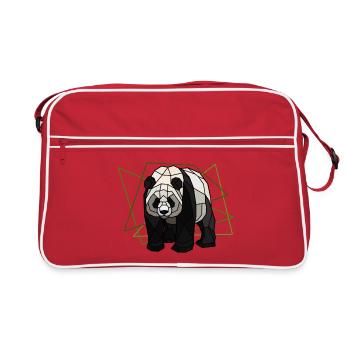 giant panda - Retro Bag - red/white - Front