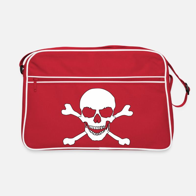 Skull and crossed bones Retro Bag