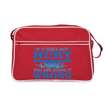 Nager - Sac Retro - rouge/blanc - Devant