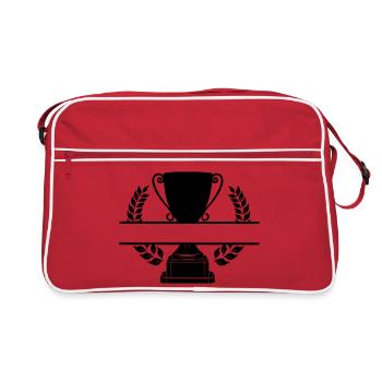 First place cup - Retro Bag - red/white - Front