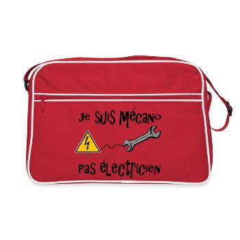 Mécanicien - Sac Retro - rouge/blanc - Devant