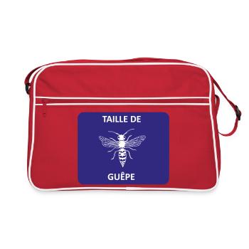 Taille de guêpe - Sac Retro - rouge/blanc - Devant