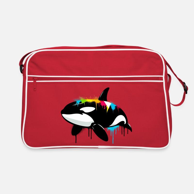 Killer whale Retro Bag