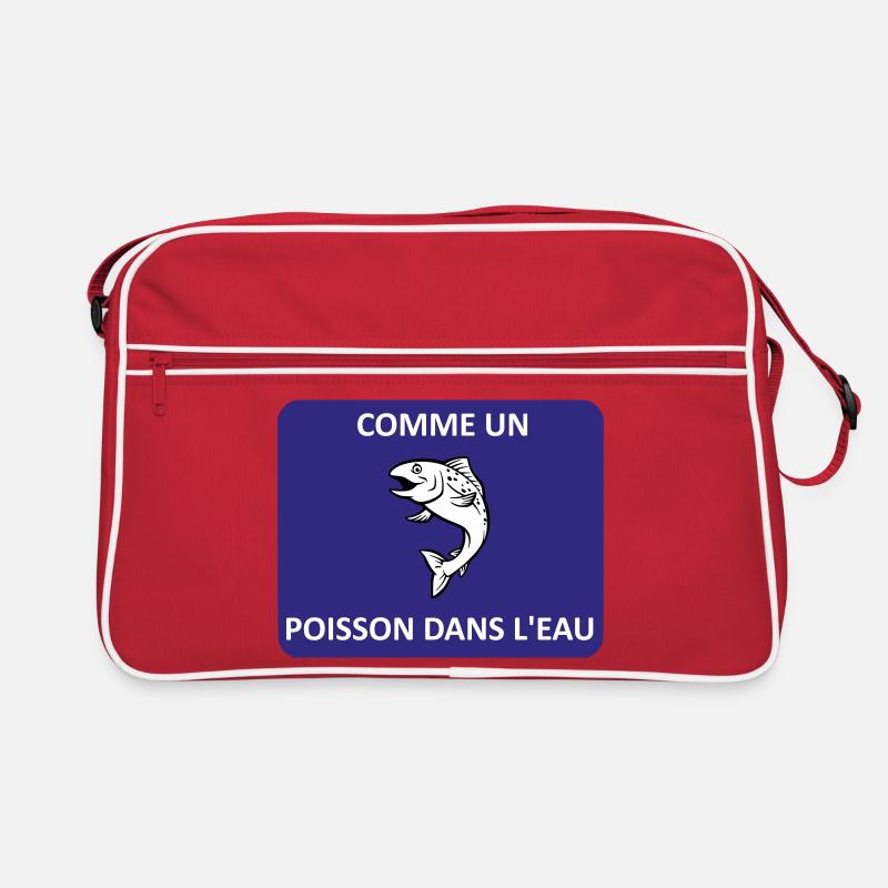 Like a fish in water Retro Bag