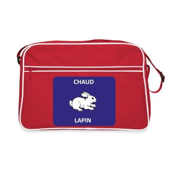 Chaud Lapin - Sac Retro - rouge/blanc - Devant