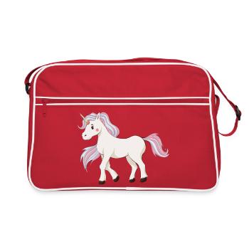 Unicorn - Retro Bag - red/white - Front