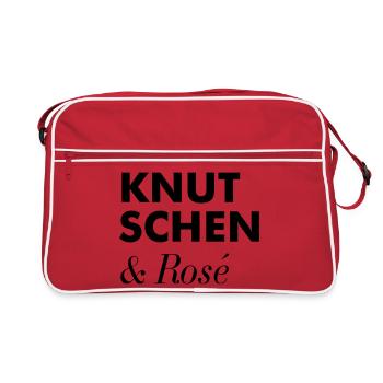 T-shirt d’été Smooching Rosé - Sac Retro - rouge/blanc - Devant