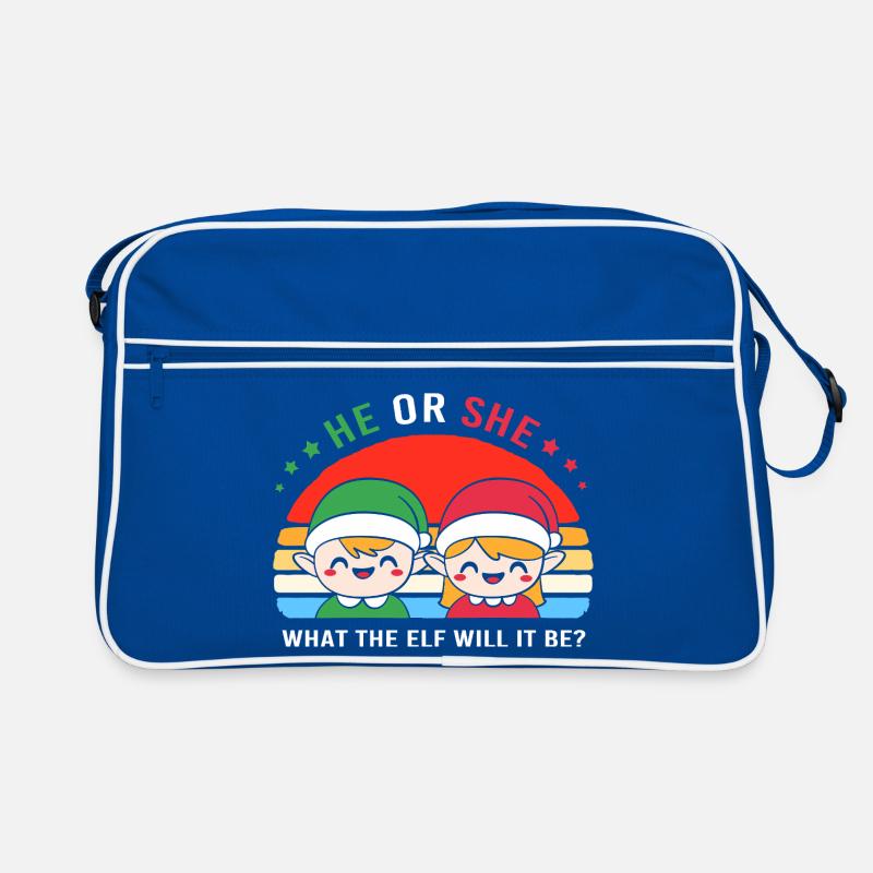 Pregnancy Birth Gingerbread Christmas Retro Bag