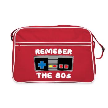 Remember the 80s - Retro Bag - red/white - Front