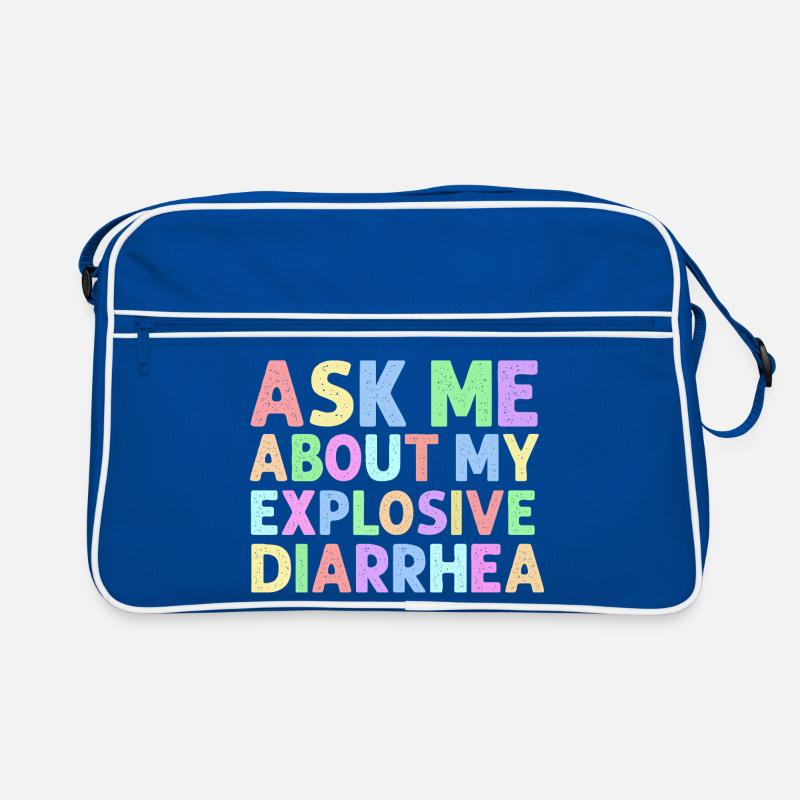 Demande-moi pour mon trouble de la diarrhée explosive Sac Retro