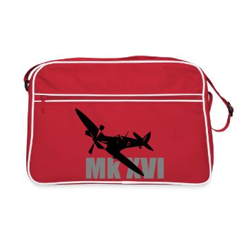 Spitfire Mk 16 - Retro Bag - red/white - Front
