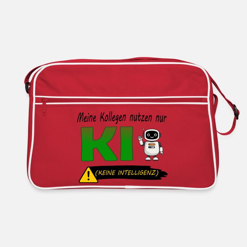 Colleagues only use AI (No Intelligence) Retro Bag