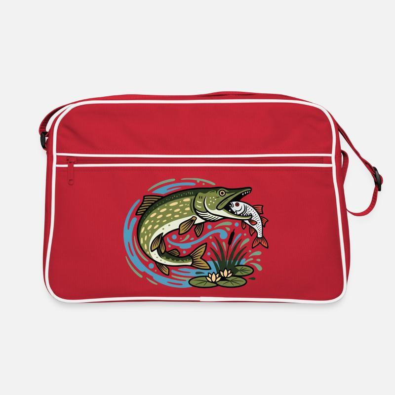 Le brochet attrape le cafard Sac Retro