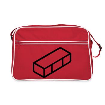 brick - Retro Bag - red/white - Front