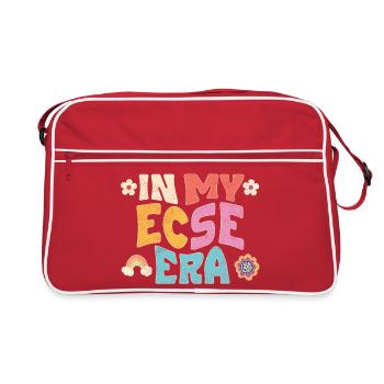 À mon époque ECSE - Sac Retro - rouge/blanc - Devant