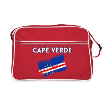 Cape Verde Flag, Cape Verdean Flag, Cape Verde - Retro Bag - red/white - Front