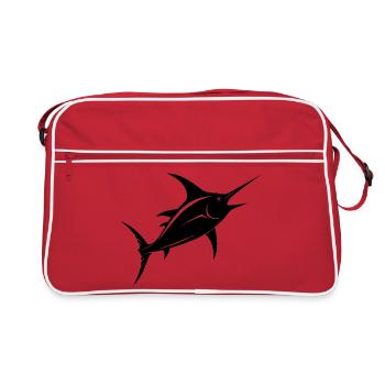 Swordfish - Retro Bag - red/white - Front