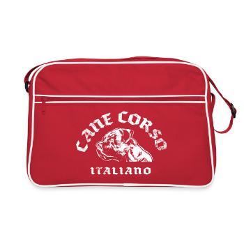 Cane Corso - Sac Retro - rouge/blanc - Devant