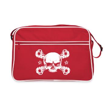 Scaffolders - Retro Bag - red/white - Front